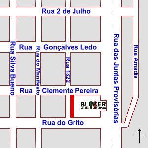 mapa do local