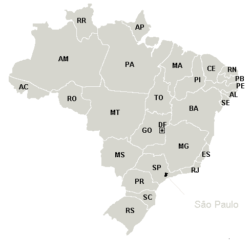 MAP OF BRAZIL